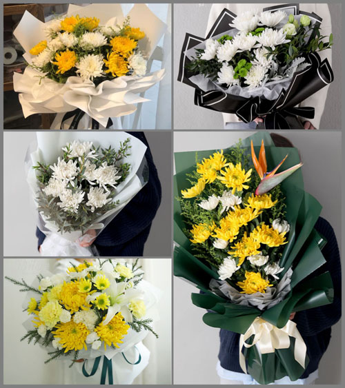 云南红河州元阳县南沙镇白事花束代送